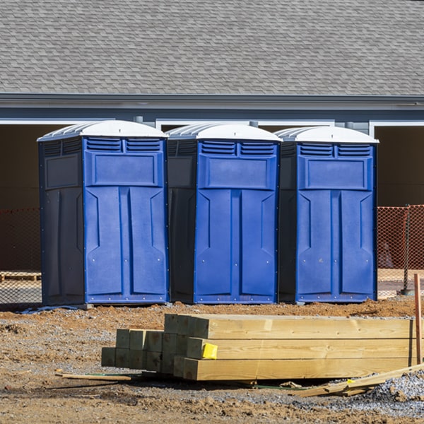 are there any restrictions on where i can place the portable restrooms during my rental period in Amma WV